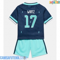 Camisa de time de futebol Alemanha Florian Wirtz #17 Replicas 2º Equipamento Infantil Mundo 2026 Manga Curta (+ Calças curtas)